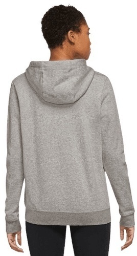 NIKE-Sweat à capuche Nike Femme NSW CLUB FLC FZ HOODIE STD Gris-2