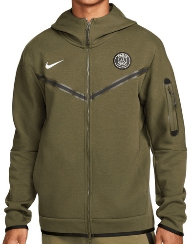 NIKE-Veste à capuche Nike Paris St. Germain Sportswear Tech Fleece Windrunner vert foncé-image-1