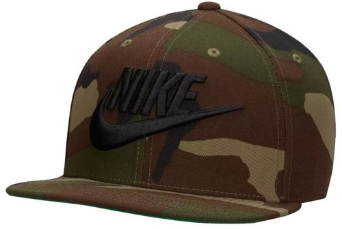 NIKE-Casquette Nike Sportswear Pro Futura Camo vert foncé/noir-2