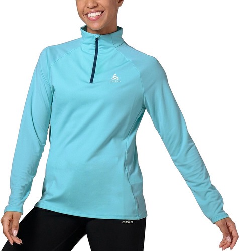 ODLO-Odlo T-shirt Demi-zip Essential Ceramiwarm-0