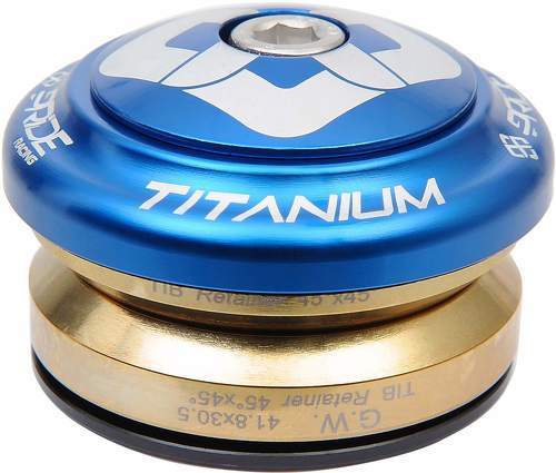 Pride Racing-Jeu De Direction Pride Ti45 Titanium Blue-1