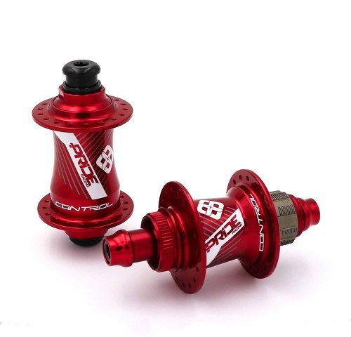 Pride Racing-Paire De Moyeux Pride Control Pro 36h Red-0