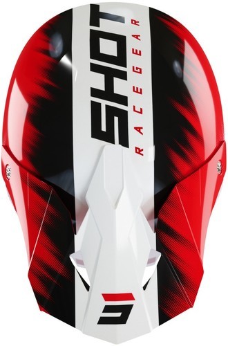 Shot Race Gear-Casque Enfant Shot Furious Versus White/Red-1