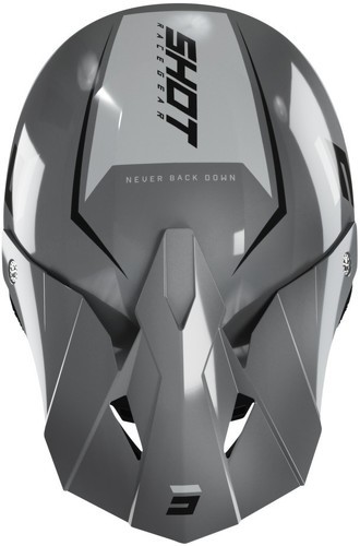 Shot Race Gear-Casque Shot Furious Chase Black/Grey Glossy-1