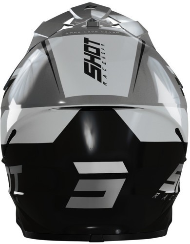 Shot Race Gear-Casque Shot Furious Chase Black/Grey Glossy-2