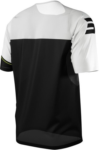 Shot Race Gear-Maillot Manches Courtes Shot Revolt Noir/Blanc-1