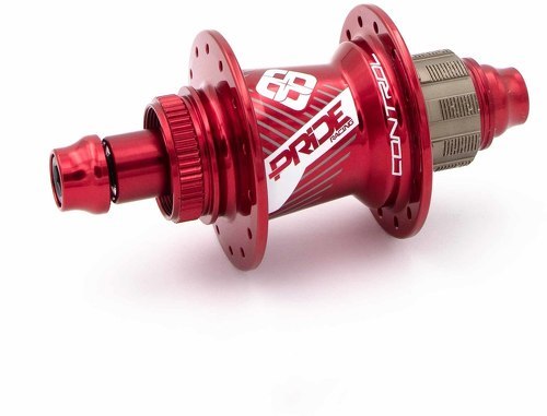 Pride Racing-Paire De Moyeux Pride Control Exp 28h Red-2