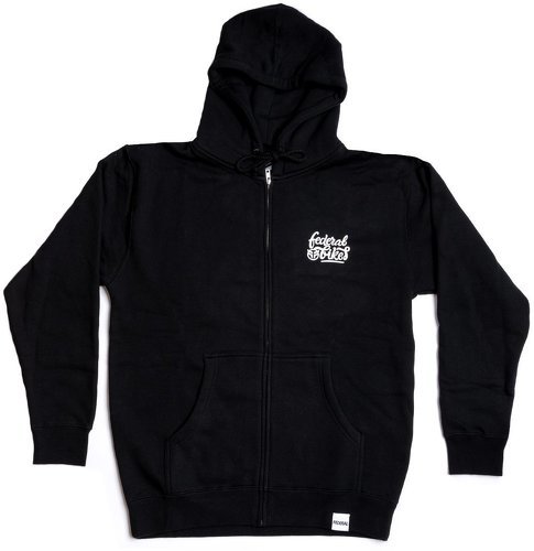 Federal-Sweat Federal Script Zip Black-0