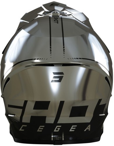 Shot Race Gear-Casque Shot Furious Raw 3.0 Chrome Glossy-2