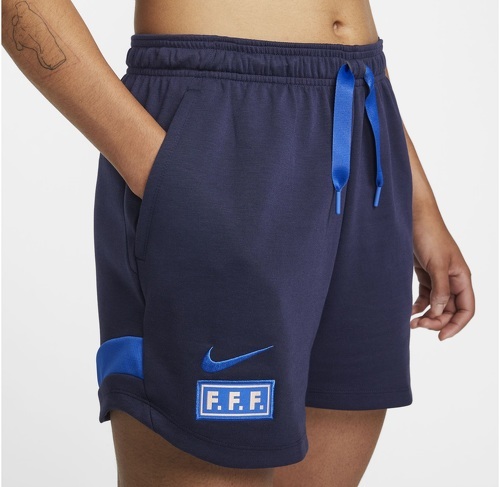NIKE-Short France Travel Bleu Femme-2