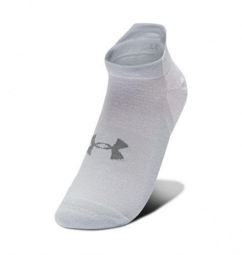 UNDER ARMOUR-Under Armour Armourdry Run No Show-Wht - Chaussettes de running-2