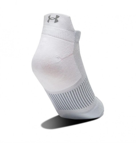 UNDER ARMOUR-Under Armour Armourdry Run No Show-Wht - Chaussettes de running-1