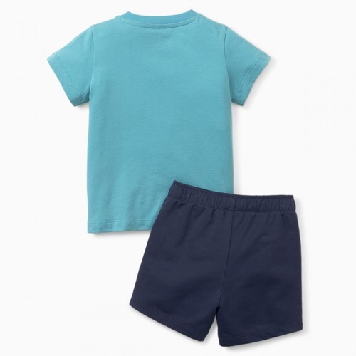 PUMA-PUMA COMPLETO MINICATS TEE & SHORTS SET, (DA 3 MESI A 4 ANS)-1
