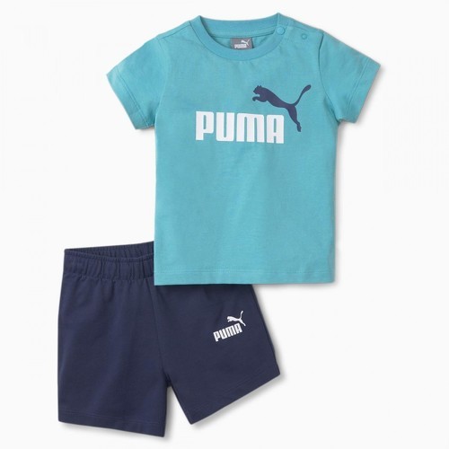 PUMA-PUMA COMPLETO MINICATS TEE & SHORTS SET, (DA 3 MESI A 4 ANS)-0