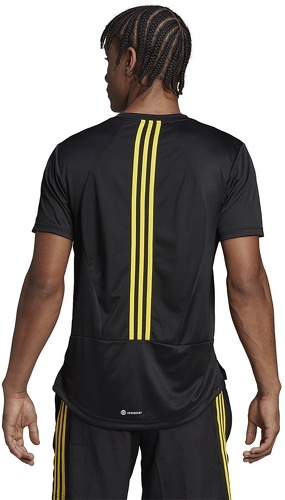 adidas Performance-T-shirt de Training AEROREADY HIIT Back 3-Stripes-2