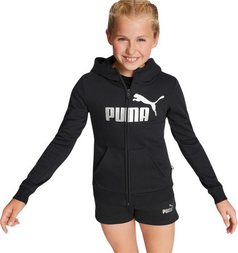 PUMA-Ess+ Logo Full-Zip Hoodie Fl G-2
