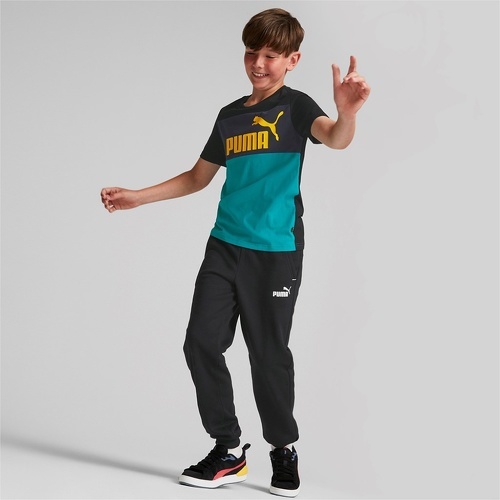 PUMA-Ess+ Colorblock Tee B-3