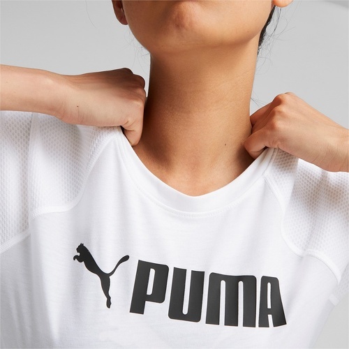 PUMA-Puma Fit Logo - T-shirt de running-4