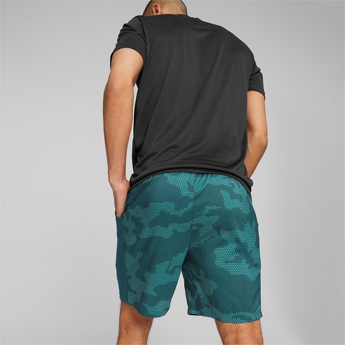 PUMA-Short De Running Vert Homme Puma Off Season-4