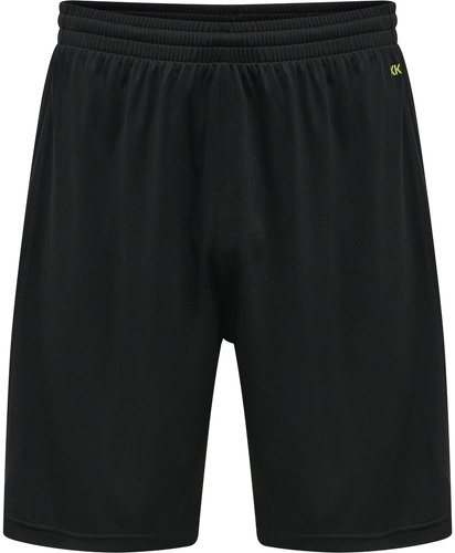 HUMMEL-Short Hummel Core XK noir / jaune-2