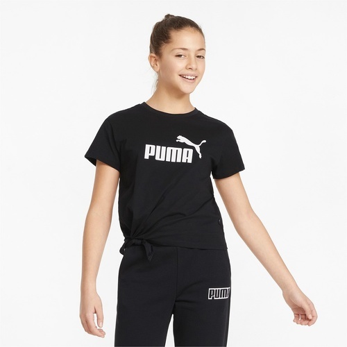 PUMA-Ess Logo Knotted Tee G-3