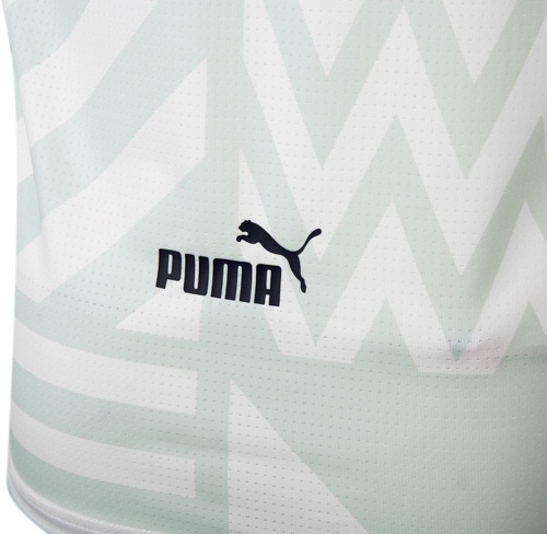 PUMA-Maillot Pré-Match OM Blanc/Vert-3