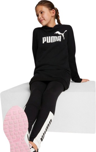 PUMA-Ess Logo Hooded Dress Fl G-4