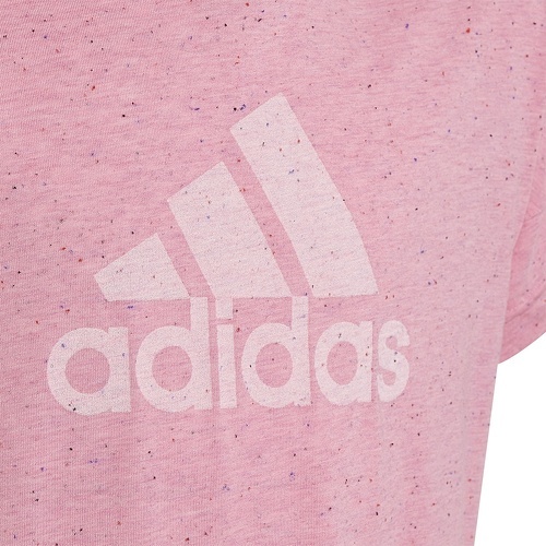 adidas Sportswear-T-shirt Future en coton couple ample Icons Badge of Sport-4