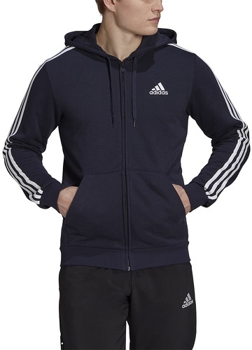 adidas Sportswear-Veste à capuche Essentials French Terry 3-Stripes Full-Zip-3