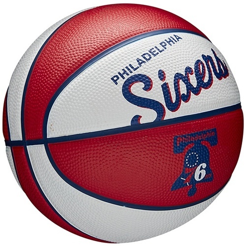 WILSON-Mini Nba Philadelphia 76Ers Wilson Team Retro Exterieur - Ballon de basketball-1