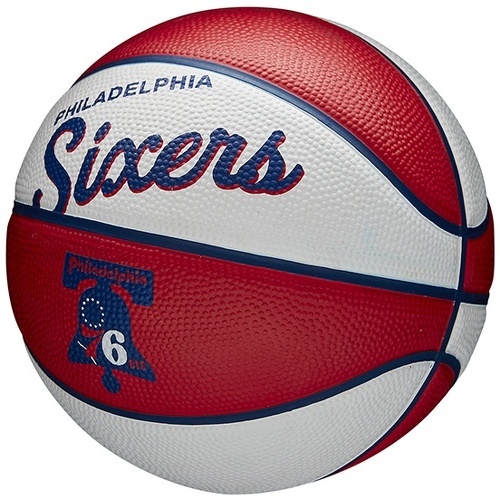 WILSON-Mini Nba Philadelphia 76Ers Wilson Team Retro Exterieur - Ballon de basketball-2