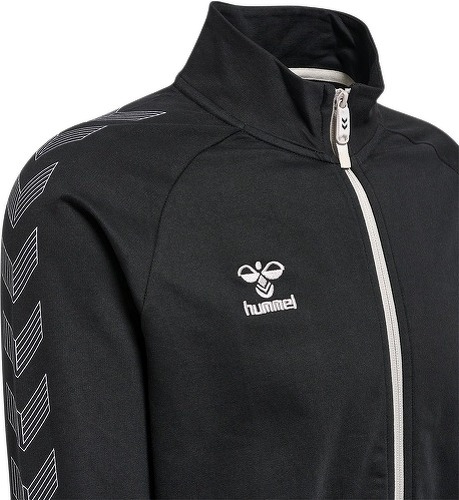 HUMMEL-Veste de survêtement zippée en coton enfant Hummel Move Grid-3