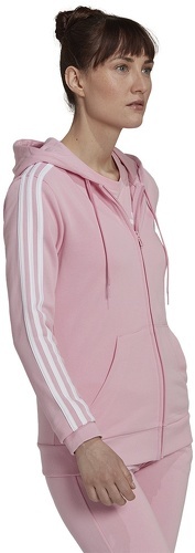 adidas Sportswear-Sweatshirt Zippé En Molleton À 3 Bandes Essentials-3