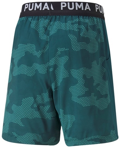PUMA-Short De Running Vert Homme Puma Off Season-1