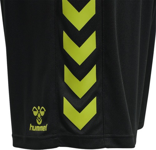 HUMMEL-Short Hummel Core XK noir / jaune-3