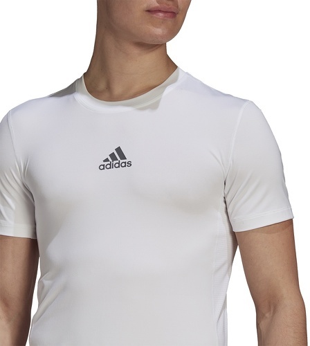 adidas Performance-T-shirt Techfit Compression Short Sleeve-4