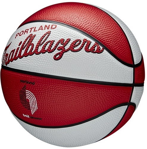 WILSON-Mini Nba Portland Trail Blazers Wilson Team Retro Exterieur - Ballon de basketball-2