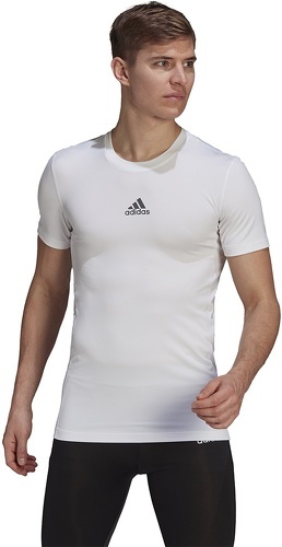 adidas Performance-T-shirt Techfit Compression Short Sleeve-2