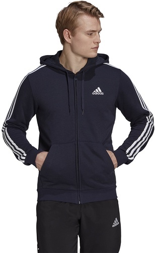 adidas Sportswear-Veste à capuche Essentials French Terry 3-Stripes Full-Zip-4