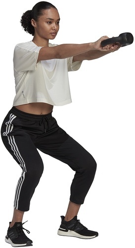 adidas Performance-Pantalon fuselé en maille AEROREADY Made4Training 7/8 3-Stripes-3