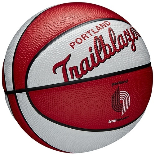 WILSON-Mini Nba Portland Trail Blazers Wilson Team Retro Exterieur - Ballon de basketball-1