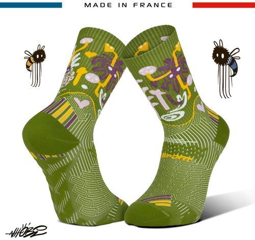 BV SPORT-Chaussettes RUN COLLECTOR NHOBI Abacaxi-2