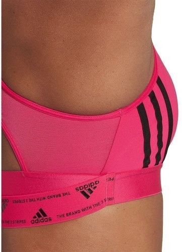 adidas Performance-Brassière Powerreact Training Medium-Support 3-Stripes-4
