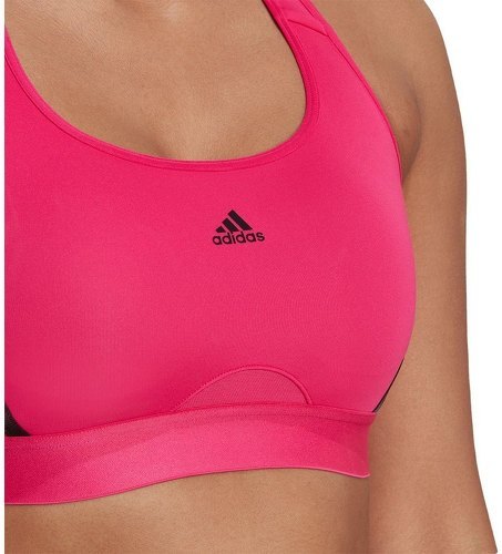 adidas Performance-Brassière Powerreact Training Medium-Support 3-Stripes-3
