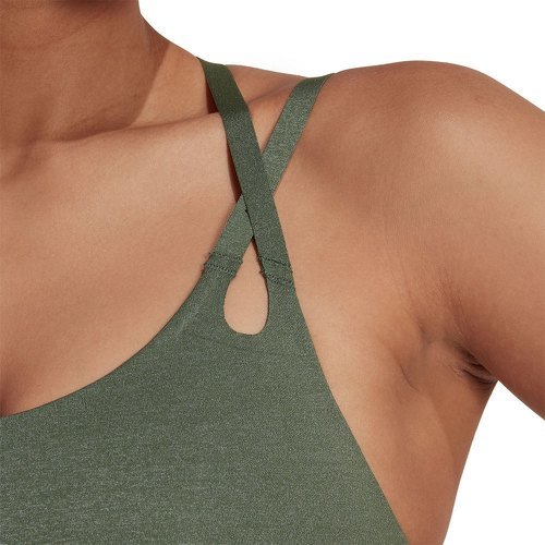 adidas Performance-Brassière Yoga Luxe Studio Maintien léger Fire-3