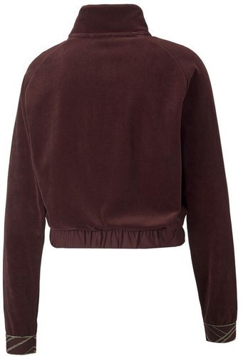 PUMA-Puma Sweat Zippé Intégral Deco Glam Velour-1