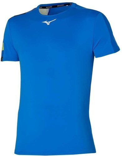 MIZUNO-T-shirt technique Bleu Homme Mizuno Tennis Shadow-image-1