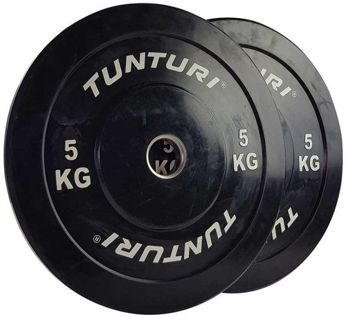 TUNTURI-TUNTURI Disque de Musculation 10kg Noir-image-1