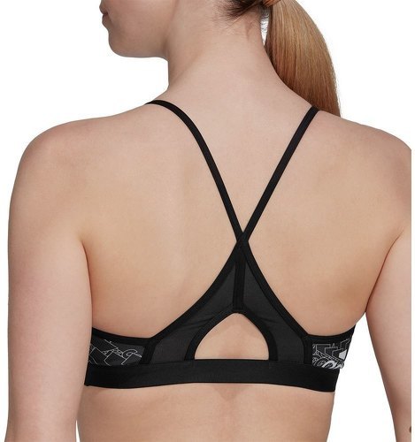adidas Performance-Brassière de training à imprimé Aeroreact Maintien léger-4
