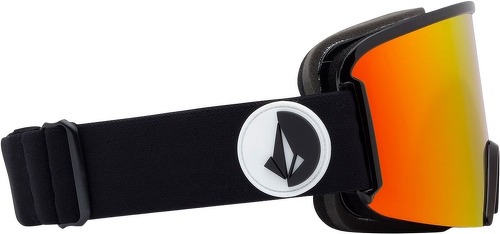 VOLCOM-Masque de Snow Garden Gloss Black - Red Chrome-1